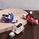 Portátil pull-back modelo de motocicleta diecast inércia mini motocicleta veículo brinquedo simulação em miniatura coleção de brinquedos de motocicleta