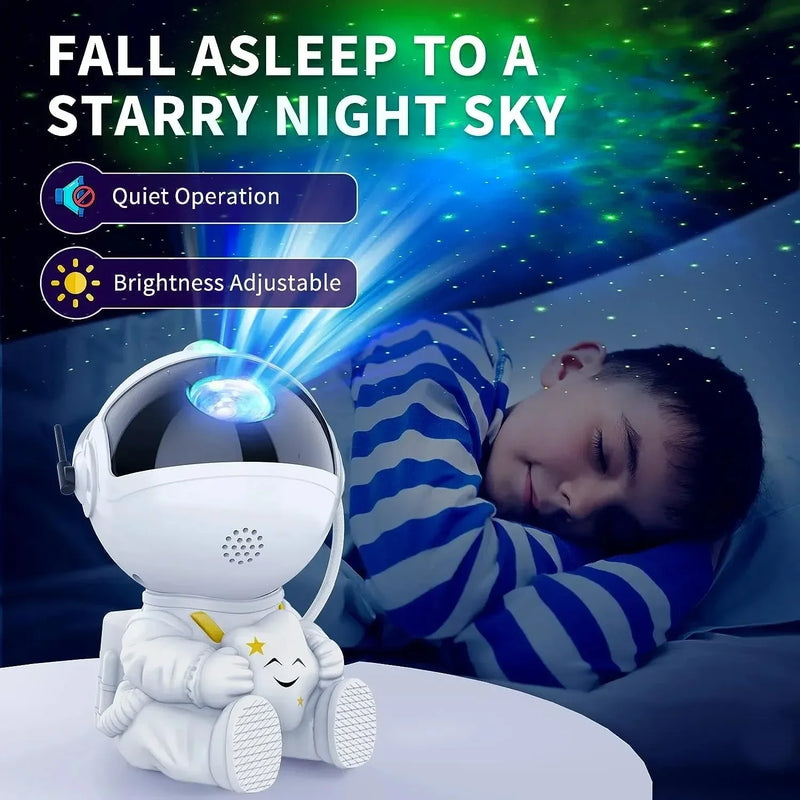 Galaxy e Star Astronaut Projetor, LED Night Light, lâmpada de céu estrelado, decoração do quarto, presentes decorativos para crianças