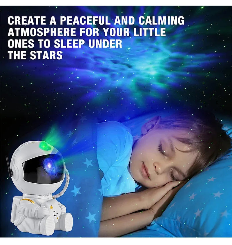 Galaxy e Star Astronaut Projetor, LED Night Light, lâmpada de céu estrelado, decoração do quarto, presentes decorativos para crianças