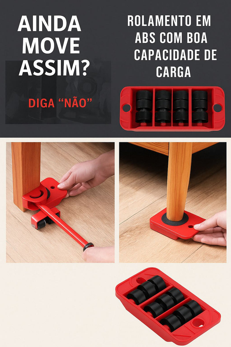 1-5 pçs ferramenta de levantamento de móveis materiais pesados movendo rolo levantador móveis mover ferramentas de transporte portátil guarda-roupa sofá slides kit
